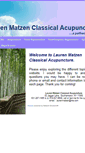 Mobile Screenshot of laurenmatzenacupuncture.com